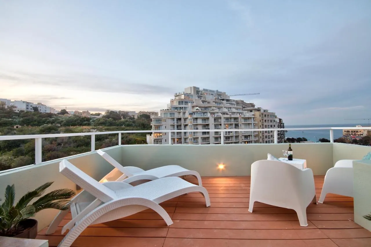 St Julians Seaviews Hilltop House Saint Julian's Apartment